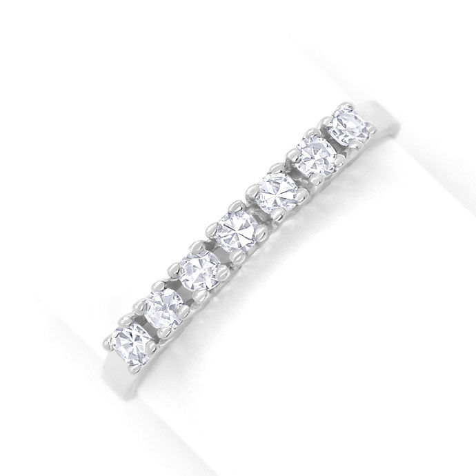 Foto 2 - Halbmemory Allianz Ring 0,18ct Diamanten, 14K Weißgold, R8543