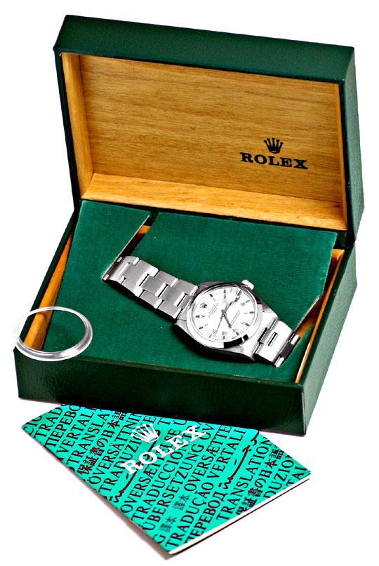 Foto 6 - Rolex Date Herren-Armband-Uhr Oyster Edel Stahl, Topuhr, U1188